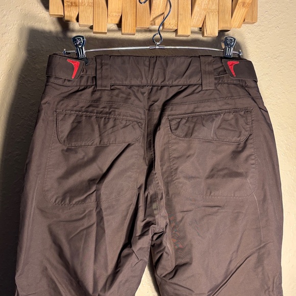 EUC MARMOT Dark Brown with Black bottoms Orange Fleece Lined Snow Ski - Picture 10 of 12